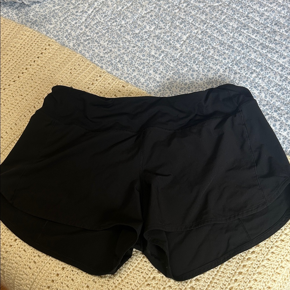 Black Lululemon Athletic Shorts